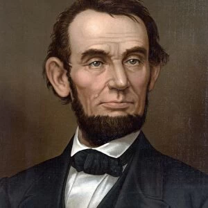Abraham Lincoln (1809-1865), 16th President of the United States of America 1861-1865