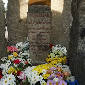 Alan Kardecs tomb at Pere Lachaise graveyard