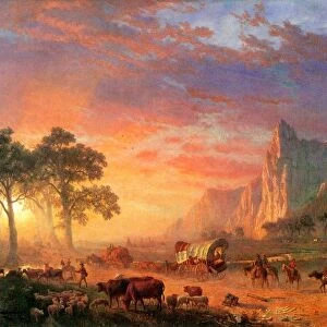 Albert Bierstadt (1830 - 1902) German-American painter and a leading artist within