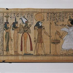 Ancient Egyptian Book of the Dead of Khonsumes. New Kingdom, XX Dynasty