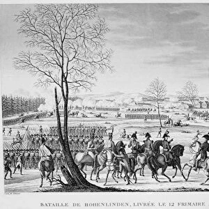 Battle of Hohenlinden, 3 December 1800. French under General Jean Moreau victorious