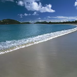 British Virgin Islands, Tortola Island, Beef Island peninsula, Long Bay, Waves
