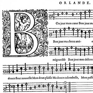 Composition by Orlande de Lassus (also Orlandus Lassus, Orlando di Lasso, Roland de Lassus