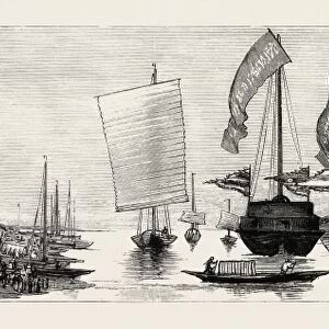 Conveyance Of The Remains Of The Late Marquis Tseng To Hunan Down The River Peiho