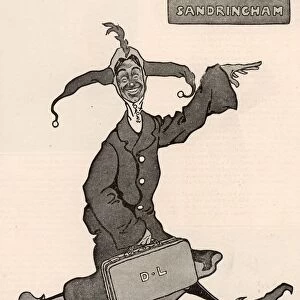 Dan Leno (1860-1904) born George Wild Galvin. Popular English cockney comedian and pantomime dame