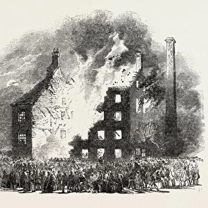 Destructive Fire At Fiskerton Mill
