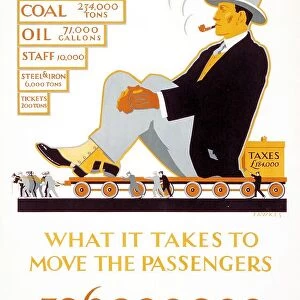 England / UK: The Problem of the Underground - What it Takes to Move the Passengers, Irene Fawkes, Underground Electric Railway Company, London, 1924