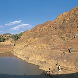 Ethiopia, Tigray, Aksum, Mai Shum (Queen Shebas bath)