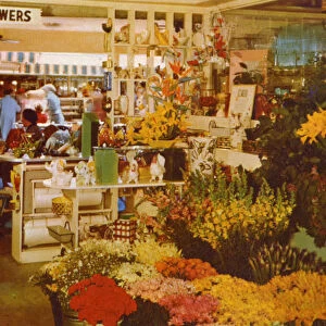 Flower Shop Original Farmers Market, Hollywood, California