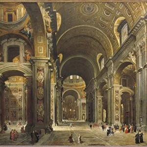 France, Paris, Interior of Saint Peters, Rome