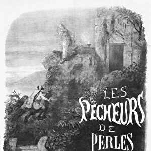 France, Paris, Title page of Les Pecheurs de Perles (1863)