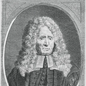 Frederik Ruysch (1638-1731), pioneer of anatomical preservation of human organs, engraving