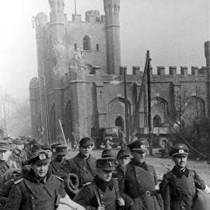 German war prisoners in the streets of koenigsberg april 1945