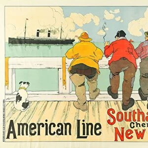 Henri Cassiers Affiches D Art O De Rycker American Line Southampton