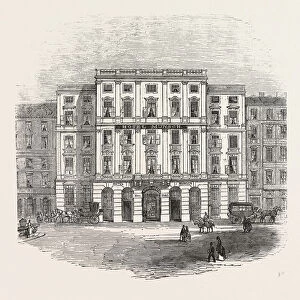 The Hotel Munsch, at Vienna, Austria, 1855. the Residence of Lord John Russell, During