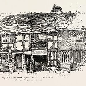 HOUSE IN WHICH SHAKESPEARE WAS BORN As it was before the Restoration, STRATFORD-ON-AVON