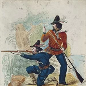 Italy, Garibaldi troops, 1848