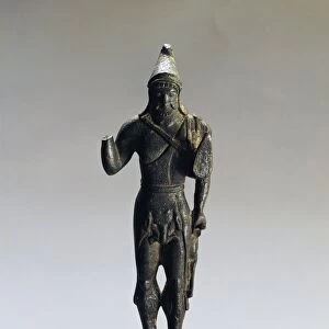 Italy, Rovigo Province, Porto Viro, Contarina, Bronze statue depicting Hercules