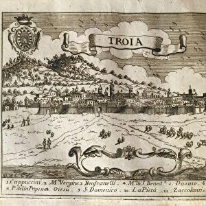 Italy, Troia, View of Troia (Foggia)