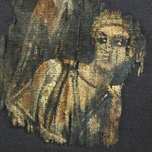 Linen canvas painting portraying an angel