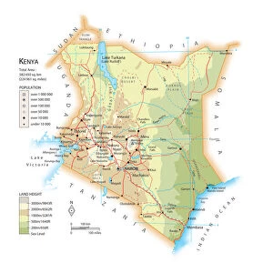 Map of Kenya