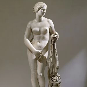 Marble statue of Aphrodite of Cnidus, copy of a Greek original by Praxiteles
