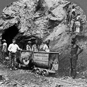 Native Workers In Diamond Mine
