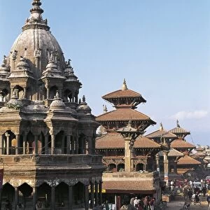 Nepal, Kathmandu Valley, Lalitpur, Patan, Durbar square and temples