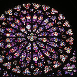 Notre-Dame de Paris cathedral southern rose window