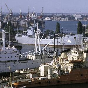 Odessa sea port, ukraine, 1990s