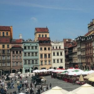 Poland, Warsaw, Historic centre, Old Town Market Place