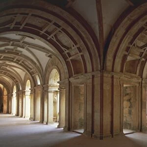 Portugal - Tomar. Cloister at Convent of Christ. UNESCO World Heritage List, 1983
