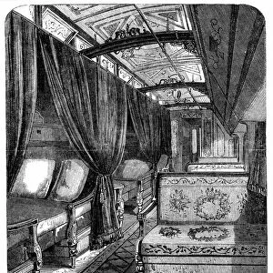 Pullman sleeping car on Union Pacific Railroad