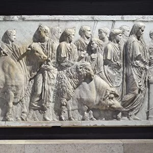 Relief with scene of double sacrifice from Rome