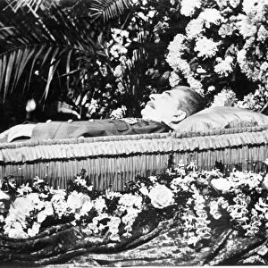 Stalin lying in state, moscow, march, 1953