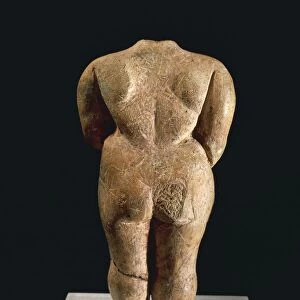 Terracotta figurine known as the Venus of Malta, from the Temple of Hagar Qim