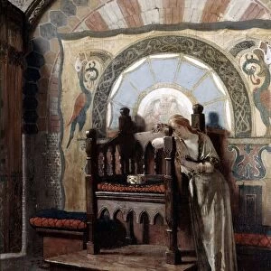 The Throne of Last Carolingian Oil on canvas. Jean-Paul Laurens (1838-1921)