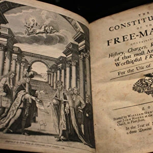 Title Page of the Freemason Constitution