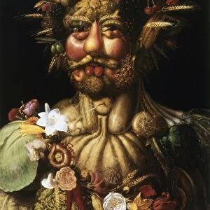 Vertumnus - Rudolf II (c1590), showing Rudolph II (1552-1612), Holy Roman