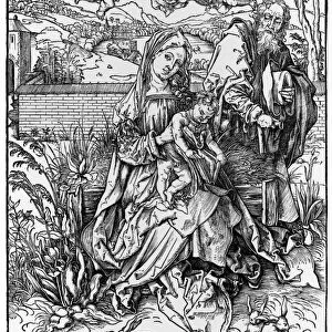 The Virgin with child holding a book, By Albrecht Durer, 1471-1528 german artist