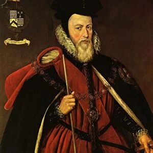 William Cecil, lst Baron Burghley (1520-1598) appointed Secretary of State by Elizabeth I in 1558