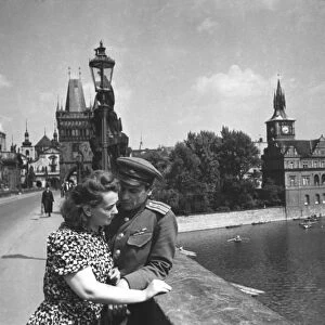 World war 2, romance at the end of thewar, 1945