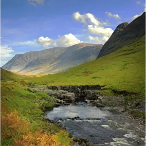 The Glen Etive valley, in the Scottish Highlands
