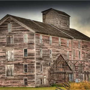 Old flour mill, Palouse region, Washington state, USA
