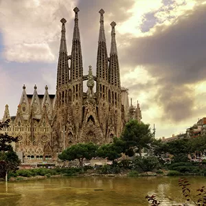Sagrada Familia (Basilica and Expiatory Church of the Holy Family) By Antoni Gaudi, Barcelona, Spain