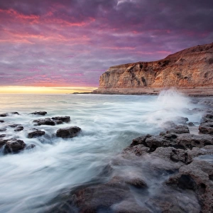Sunset at Aldinga Beach, Fleurieu Peninsula, Onkaparinga, Adelaide, South Australia
