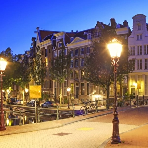 Typical houses along the canals, Amsterdam