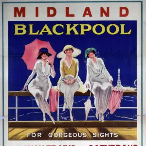 Blackpool for Gorgeous Sights, MR poster, 1920