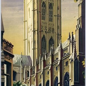 Canterbury, SR poster, 1938. Colour poste