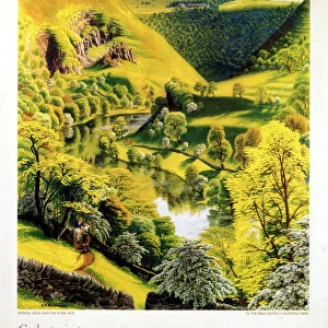 The Dales of Derbyshire, BR (LMR) poster, c 1950s